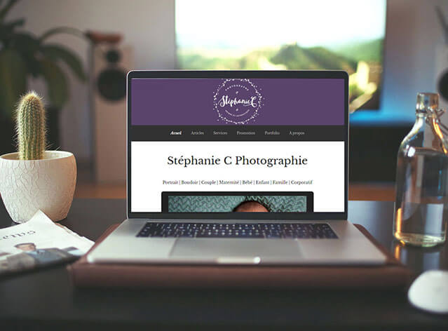 Website Correction  of Stéphanie C Photographie